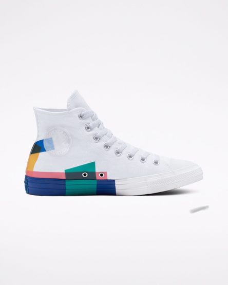 Women's Converse Chuck Taylor All Star Space Racer High Top High Top Shoes White / Blue / Red | AU C6380M